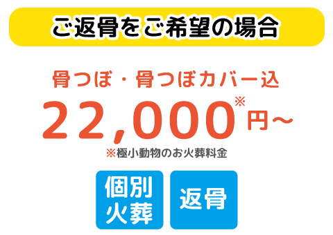 一任個別ペット火葬プラン