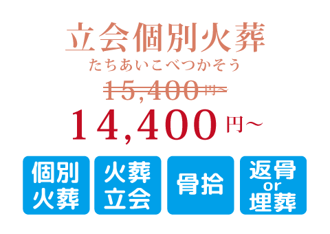 立会個別ペット火葬プラン