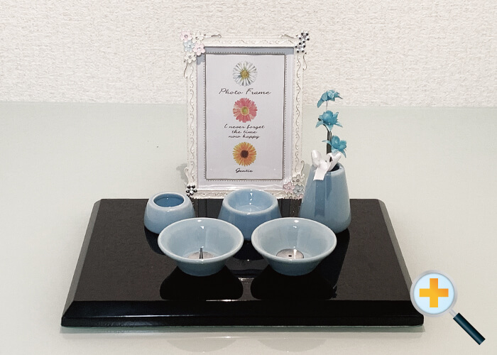 ペット仏具8点セット「陶器」コーディネイト2