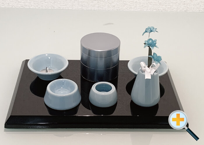 ペット仏具8点セット「陶器」コーディネイト4