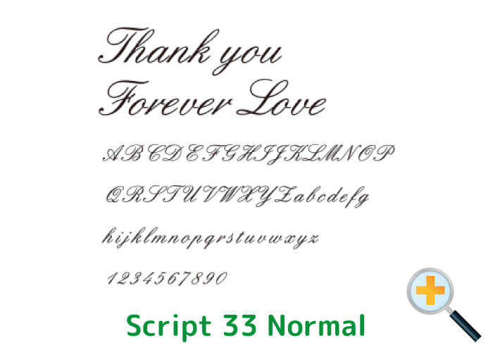 英文フォント-Script 33 Normal