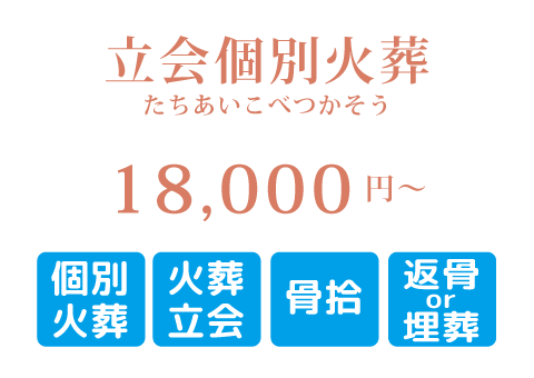 立会個別ペット火葬プラン