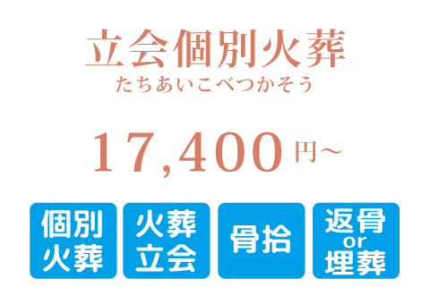 立会個別ペット火葬プラン